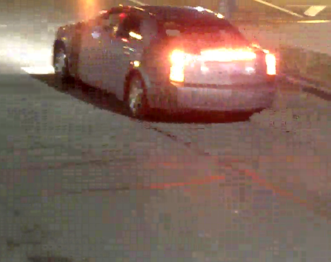 The victims told police a male suspect in the rear passenger side of a silver Cadillac had shot at them. The Cadillac was described as having blue tape on top section of the windshield.