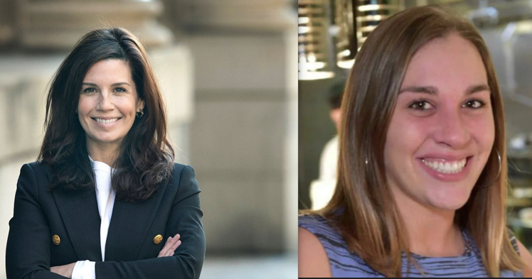 Joanna Doven (left) Bethany Hallam (right)