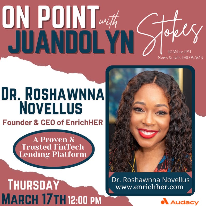 Entrepreneur Dr. Roshawnna Novellus Talks EnrichHER