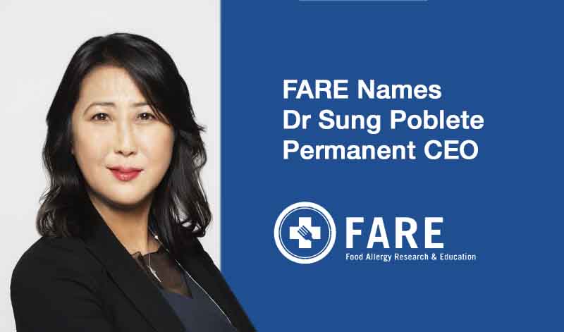 "CEO of Food Allergy Research & Education" Dr. Sung Poblete