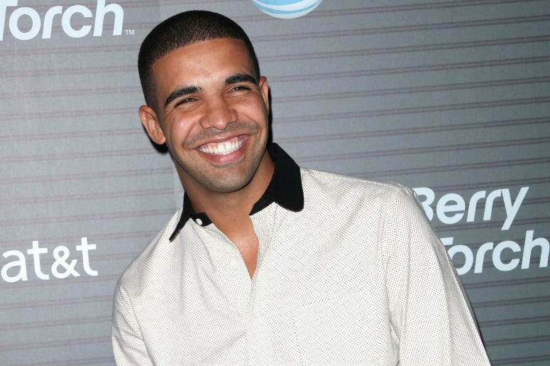 Drake arrives at the Blackberry Torch Launch Event in Los Angeles, California. 