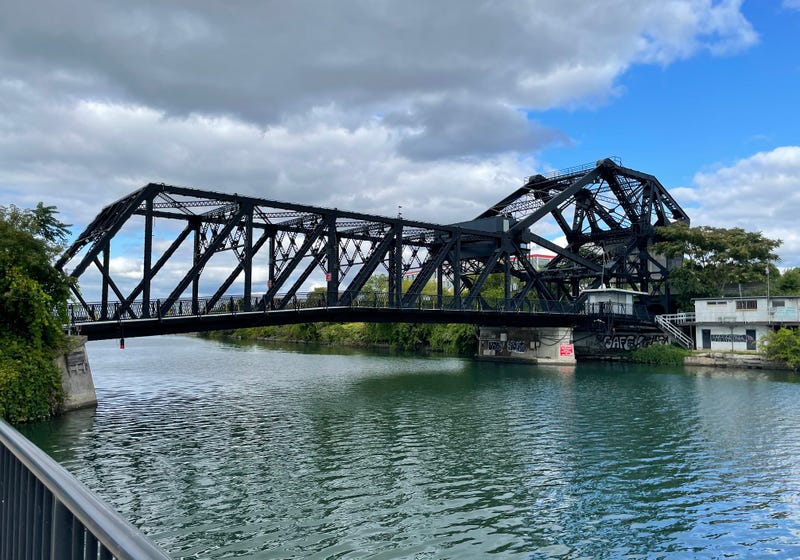 Draw bridge at Freedom Park