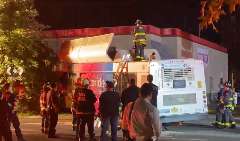 The FDNY responded to the scene, and EMS transported the driver to a hospital in stable condition. No other injuries were reported