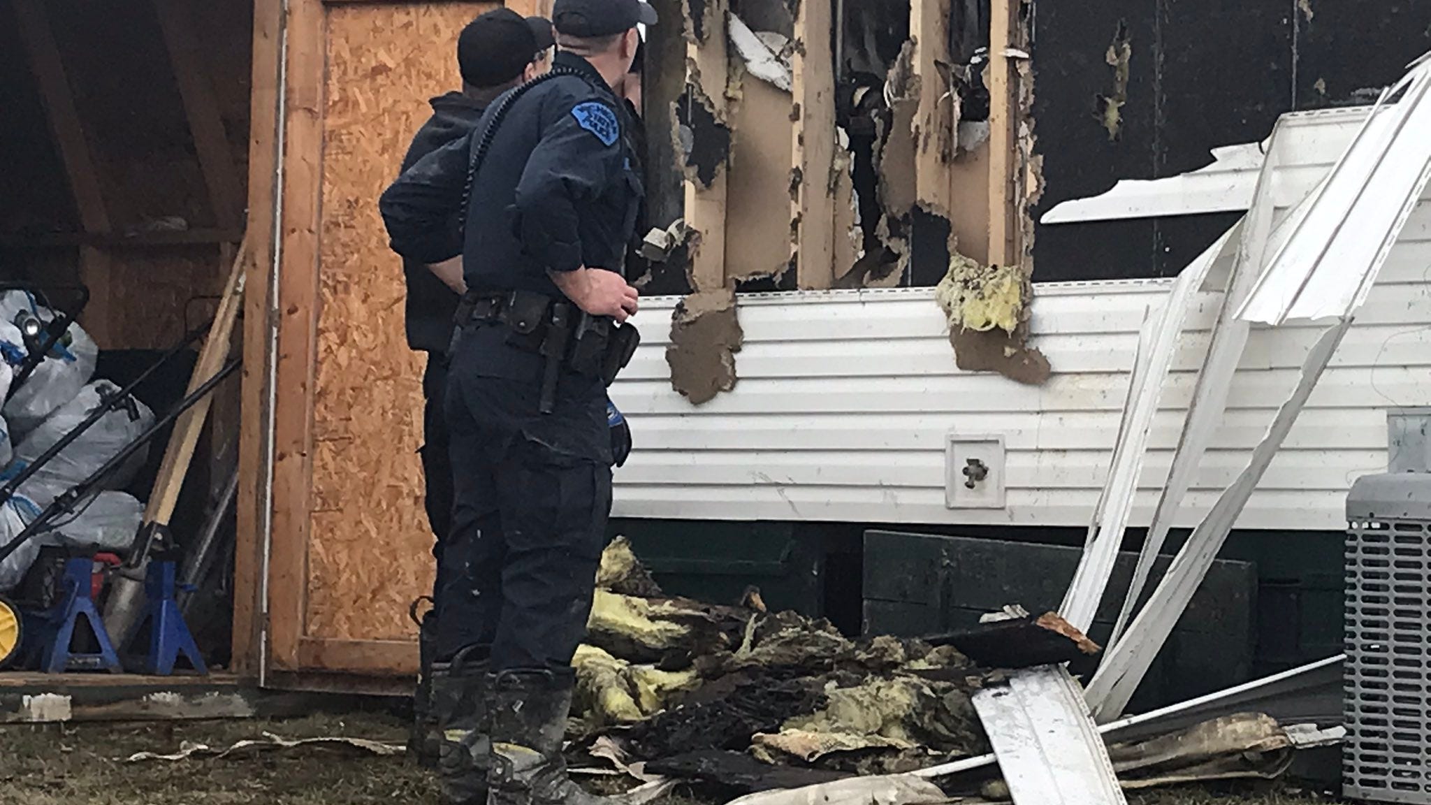 Police: Dryden mobile home fire that killed 4 family members was arson, murder-suicide