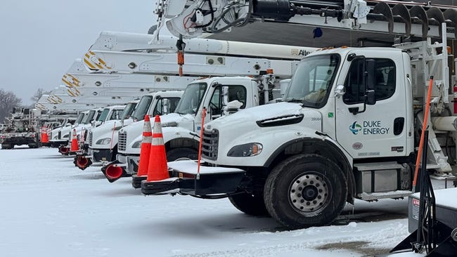 CHARLOTTE, N.C. – Duke Energy is bracing for a winter storm that’s expected to bring widespread snow and gusty winds to portions of the Carolinas this weekend.