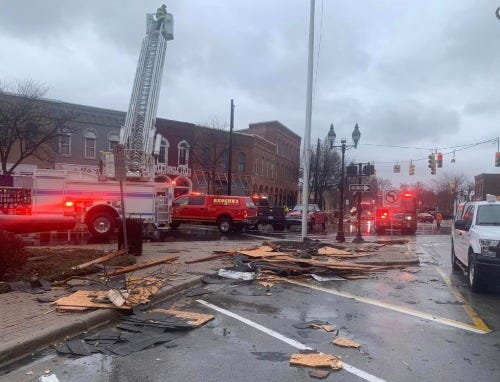 Severe storm sweeps through Dundee, leaves significant damage in its wake