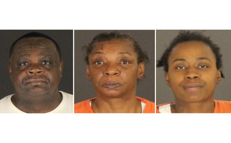 Mugshots from left to right: Vince Price, Yolanda Price, Keisha Price
