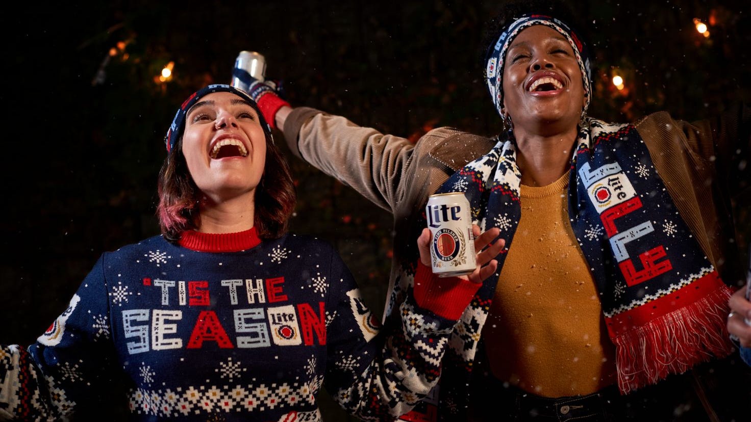 Tis the Season: Miller Lite’s ugly sweater knitwear line returns with a brand new design