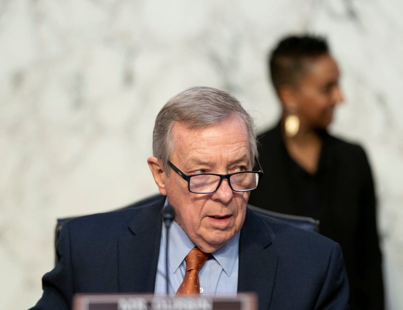 Dick Durbin at desk