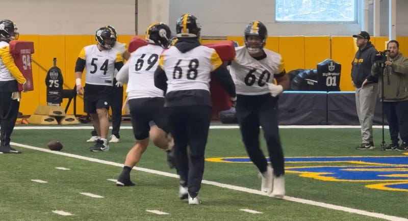 Dylan Cook at practice