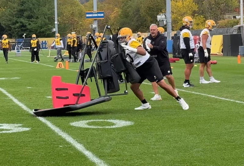 Dylan Cook working in practice