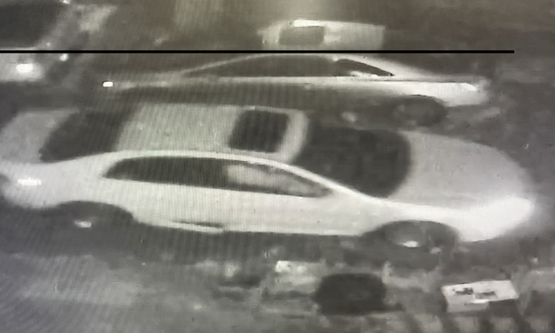 An Acura vehicle which police say struck, then dragged a man in a deadly hit-and-run crash Sunday morning in Kensington.