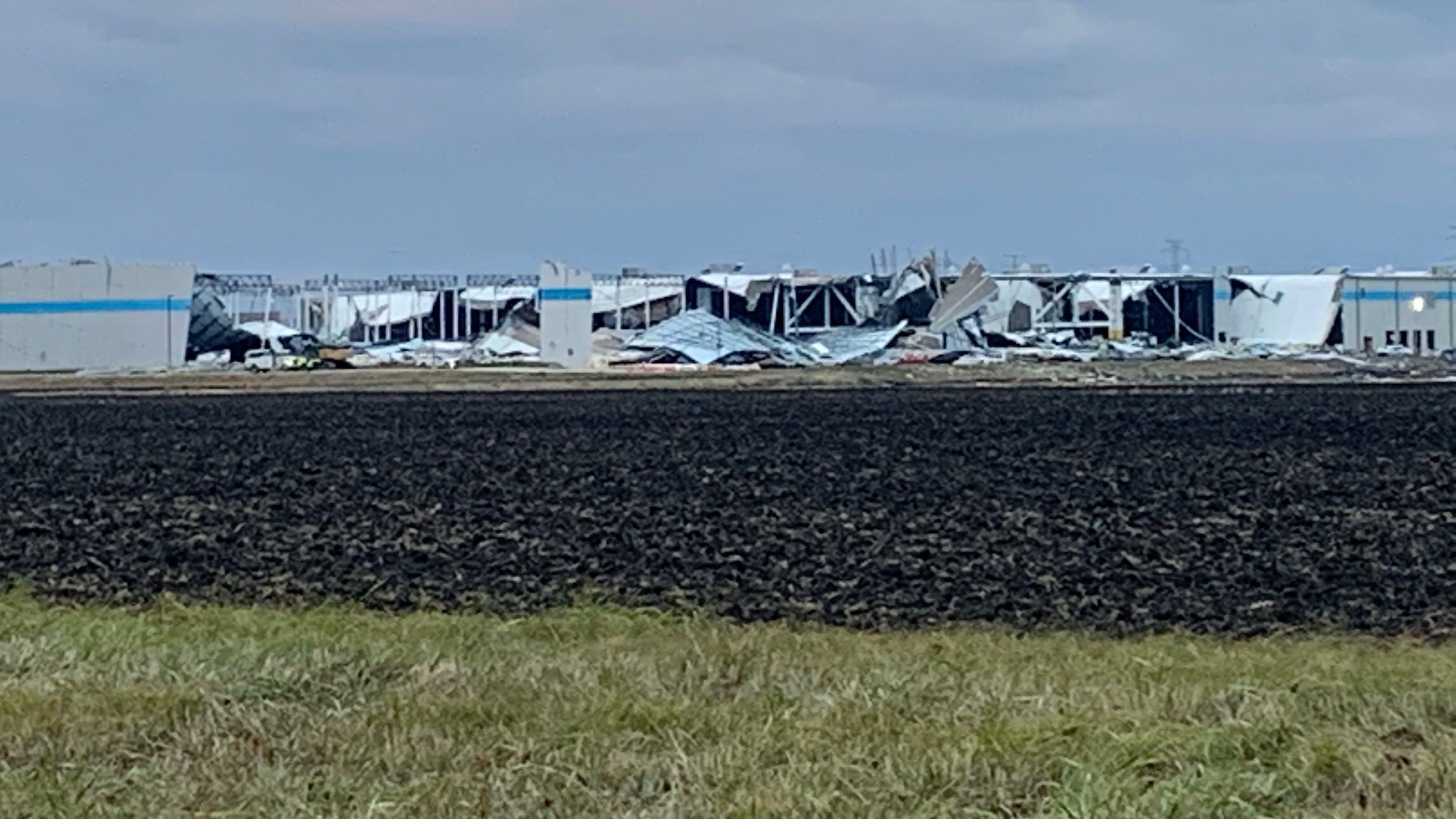 Multiple people dead after ‘catastrophic’ Amazon facility collapse in Edwardsville