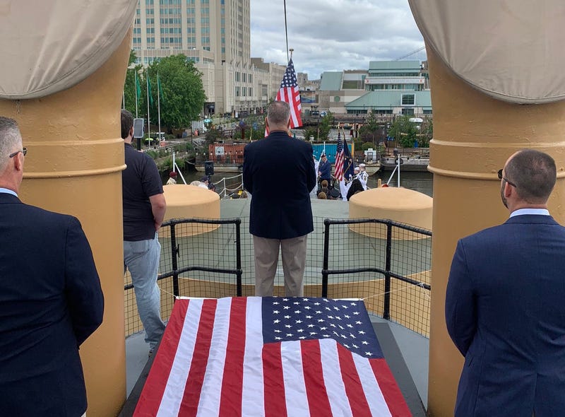 First Unknown Soldier commemorated aboard USS Olympia on 100th anniversary