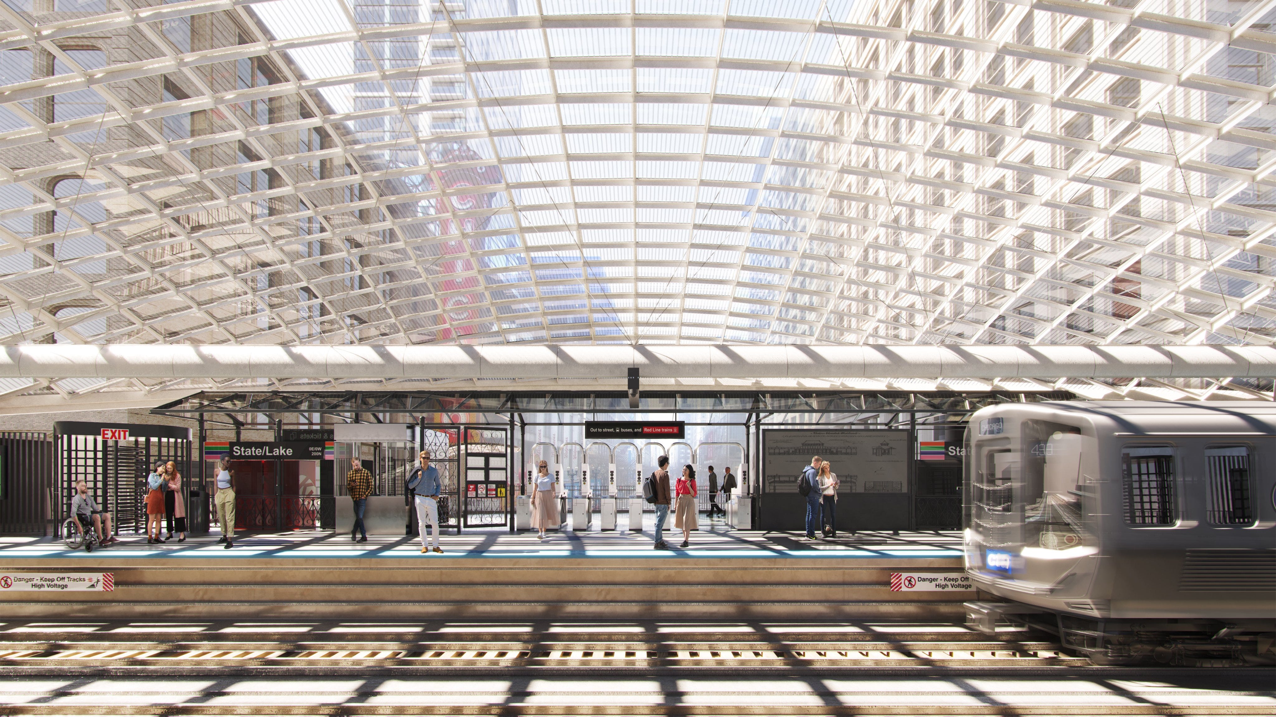 City unveils design for state-of-the-art, fully accessible new State/Lake CTA Station