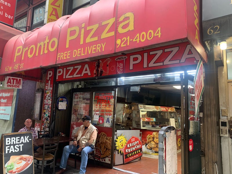 Pronto Pizza on Wednesday morning