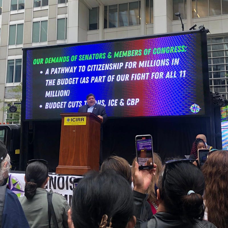 Governor Pritzker told immigrant reform advocates on Thursday he supports what they want.