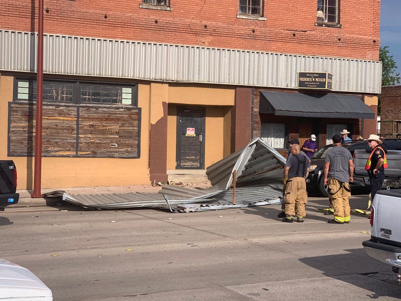 Storm causes roof damage in Fort Worth's Stockyards