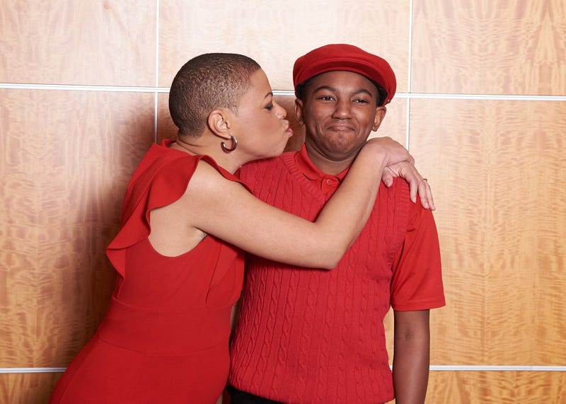 Sheletta Brundidge and her son Andrew.