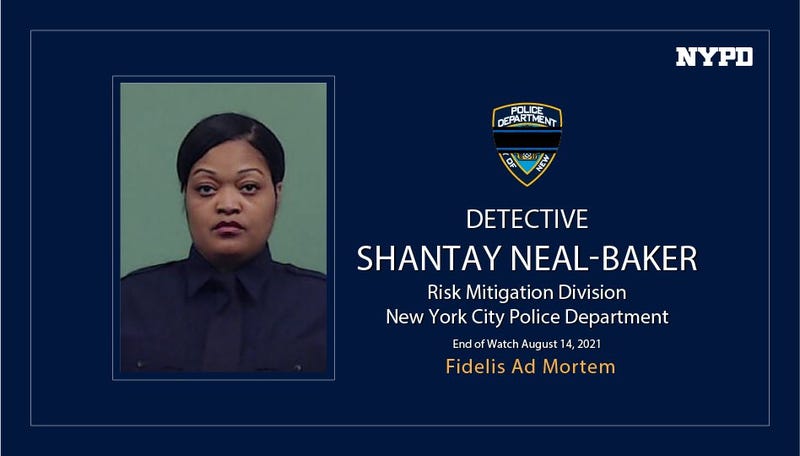 NYPD image of Det. Shantay Neal-Baker