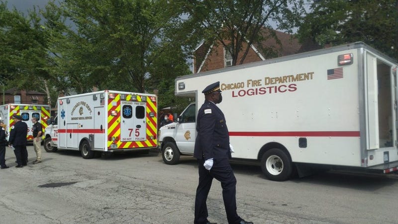Five people were expected to recover after suffering from extreme heat Thursday during the funeral for CPD Office Ella French.