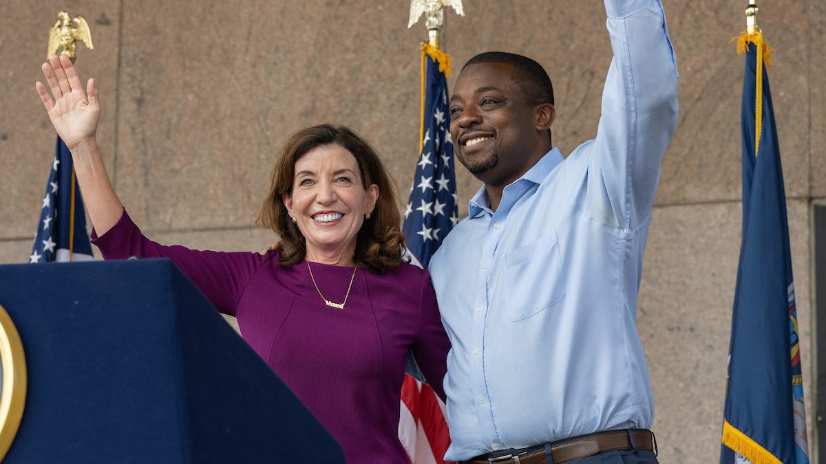 Hochul picks Harlem state Sen. Brian Benjamin to be lieutenant governor