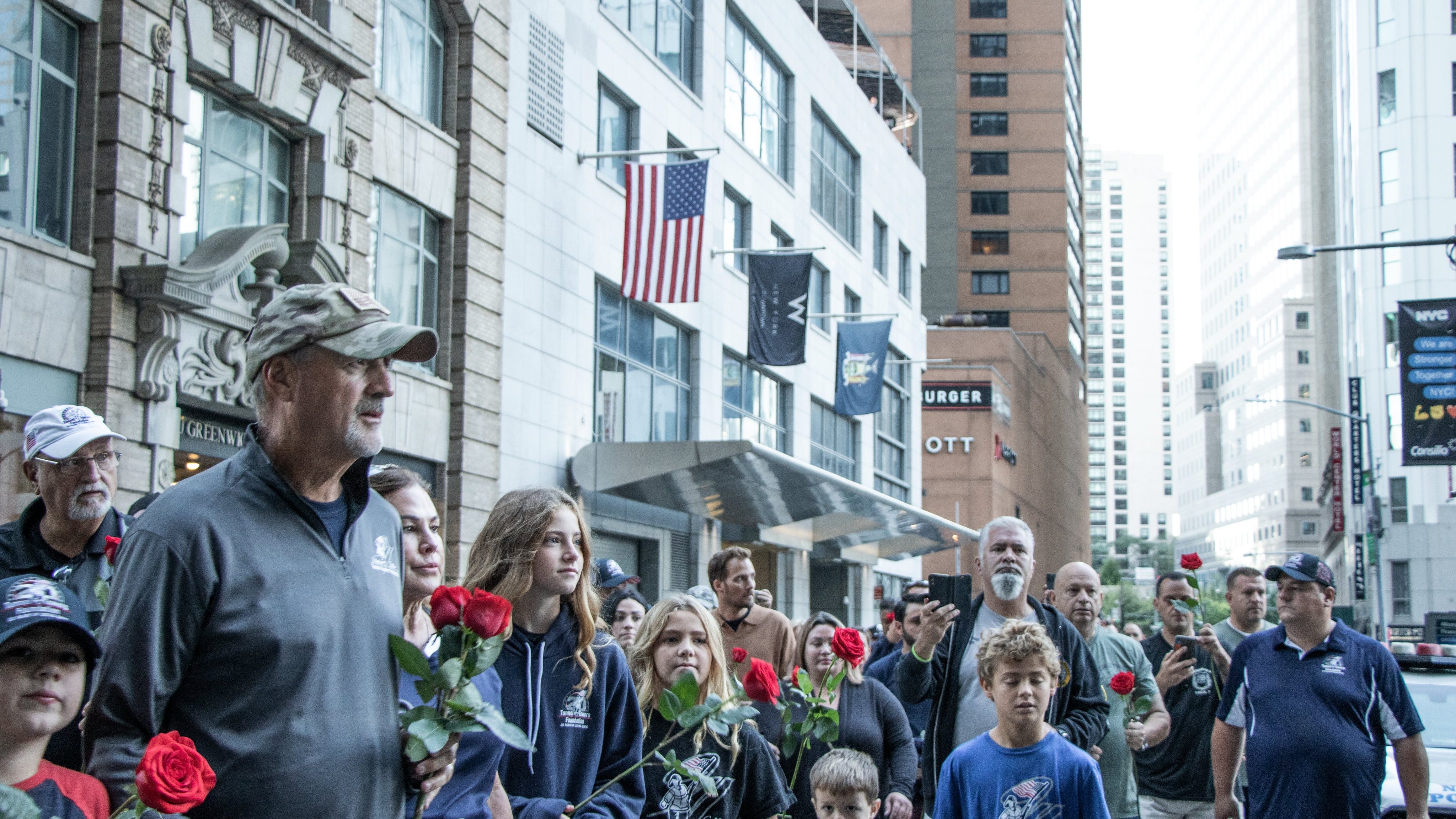 9/11 firefighter’s brother completes 500-mile walk from Pentagon to Ground Zero