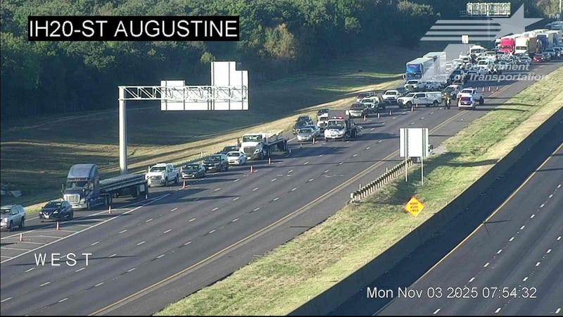 EB I-20 shut down at St. Augustine