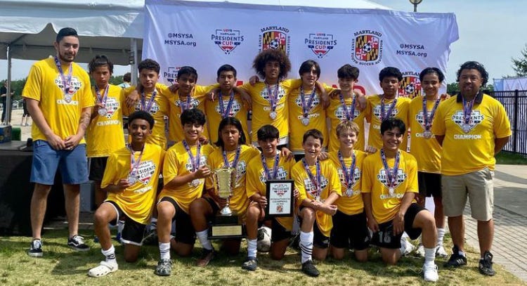 Takoma Thunder 2009 U14 Boys Team