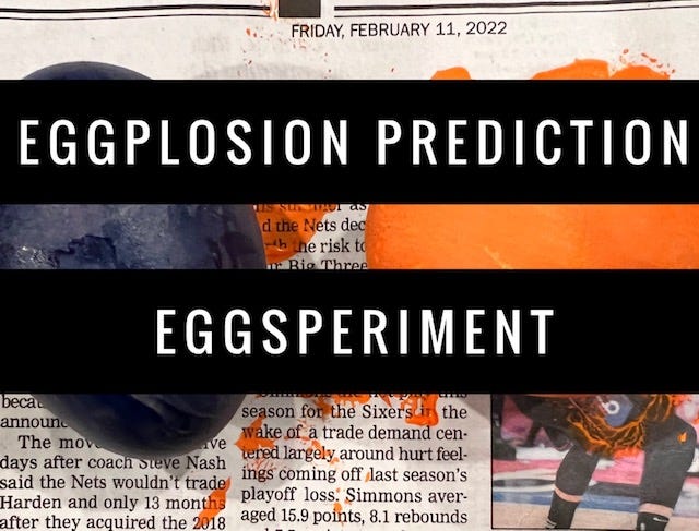 Jeff and Amanda's EGGsperiment