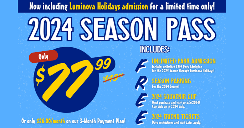 Elitch Garden's Season Passes