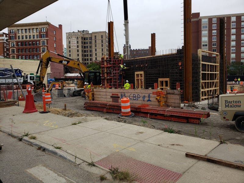 Groundbreaking of The Exchange high rise in downtown Detroit