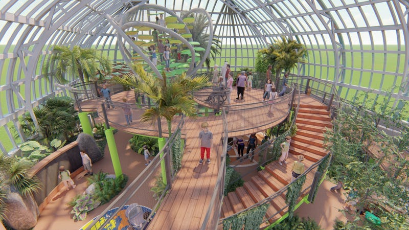 rendering of garden