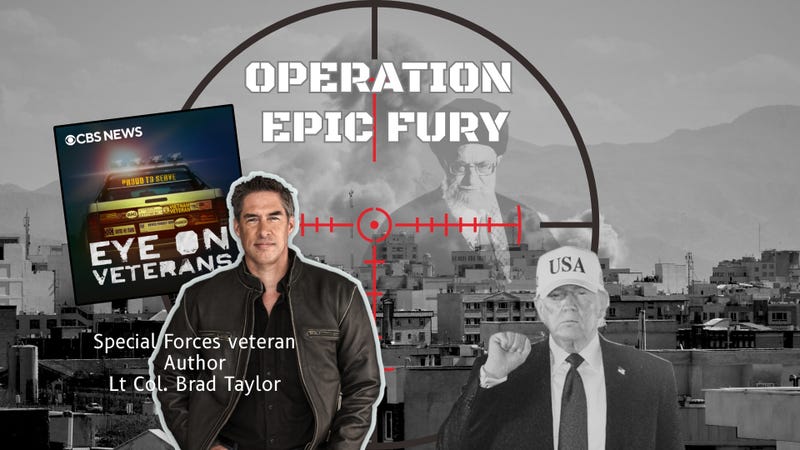 Eye on Veterans Podcast Brad Taylor talking War on Iran