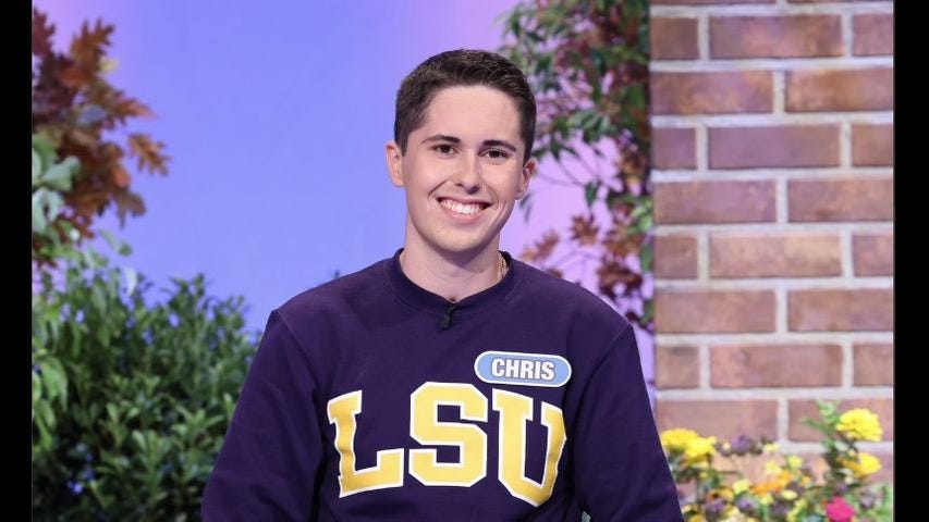 Louisiana student hopes L-S-U spells victory on Wheel of Fortune tonight