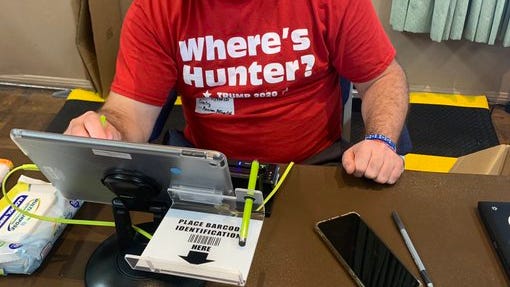 West Hollywood poll worker dismissed from voting site for wearing pro-Trump apparel