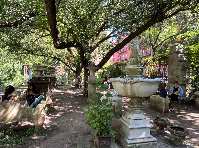 New Yorkers are fighting to save Elizabeth Street Garden in Nolita ahead of its planned demolition for affordable housing.
