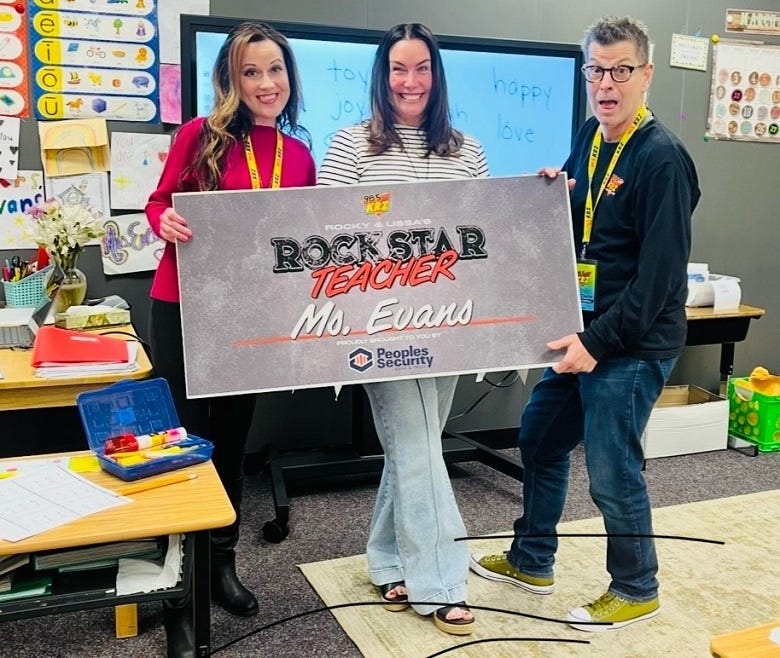 Rocky & Lissa with Ms. Evans