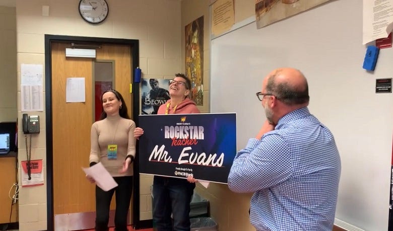 Rocky & Lissa and Mr. Evans