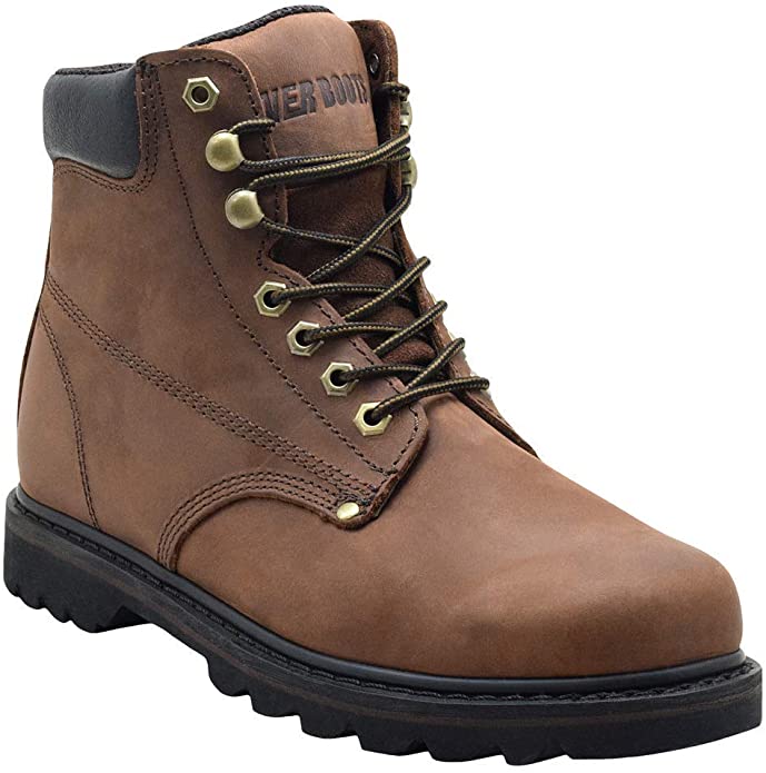 EVER BOOTS "Tank” Men’s Soft Toe Leather Work Boots