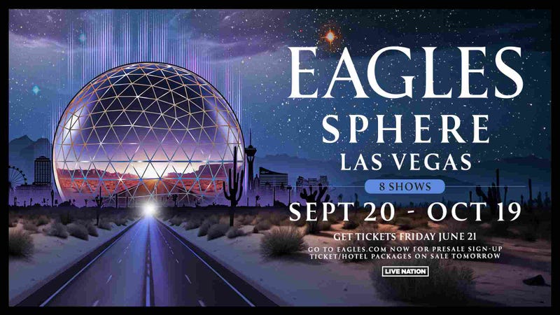 Eagles live at Sphere Las Vegas 2024 
