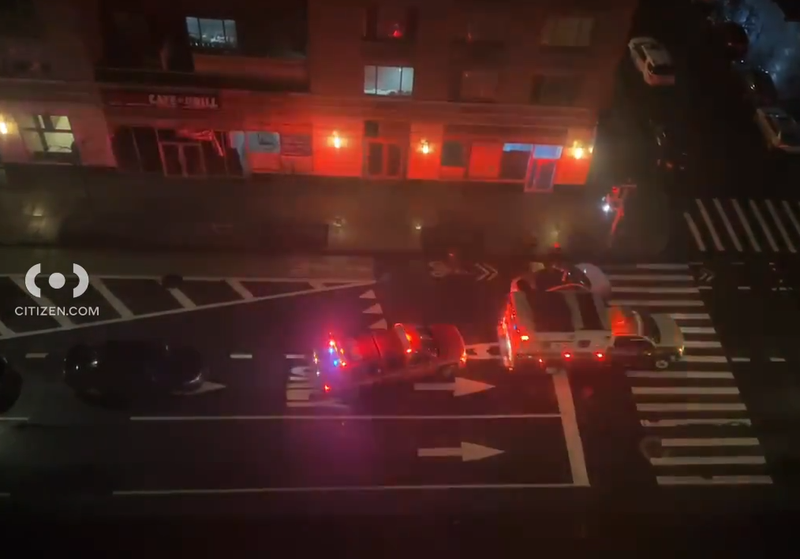 EMS responded to the scene at East 101st Street and First Avenue shortly after midnight Thursday