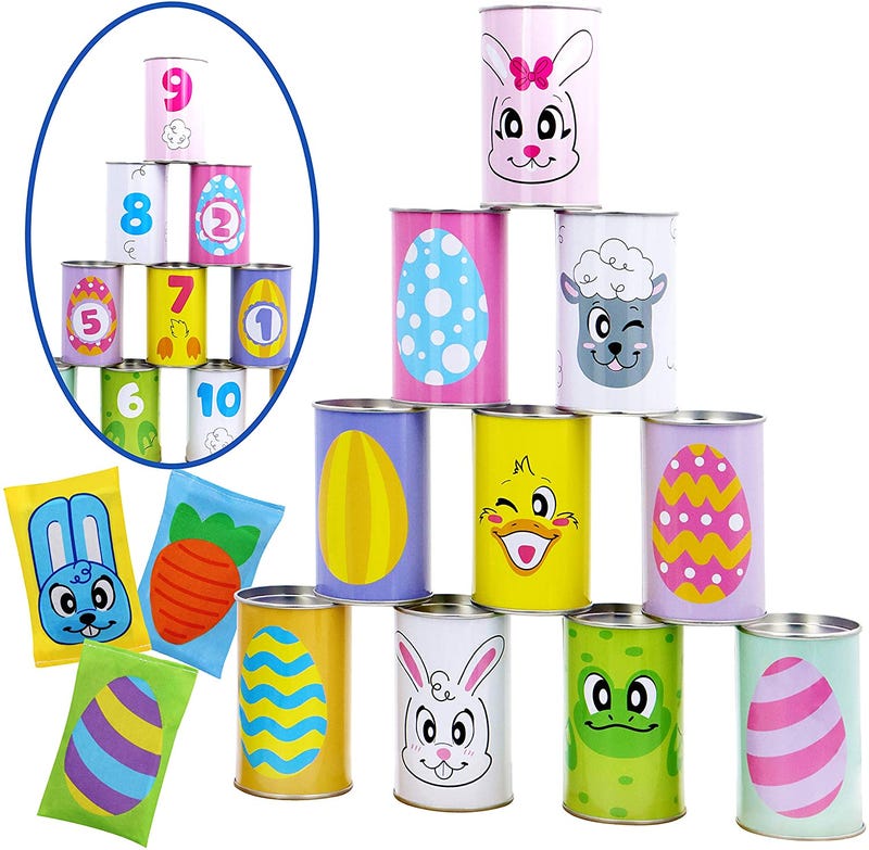 Easter bean bag toss game