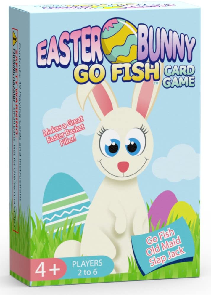 Easter bunny go fish card game