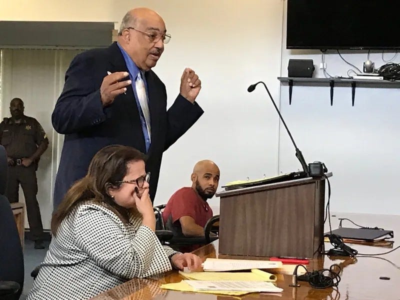 Eddie Ray Johnson in court
