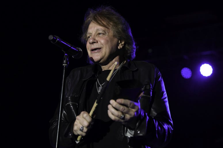 Eddie Money performs at the Pompano Beach Amphitheatre