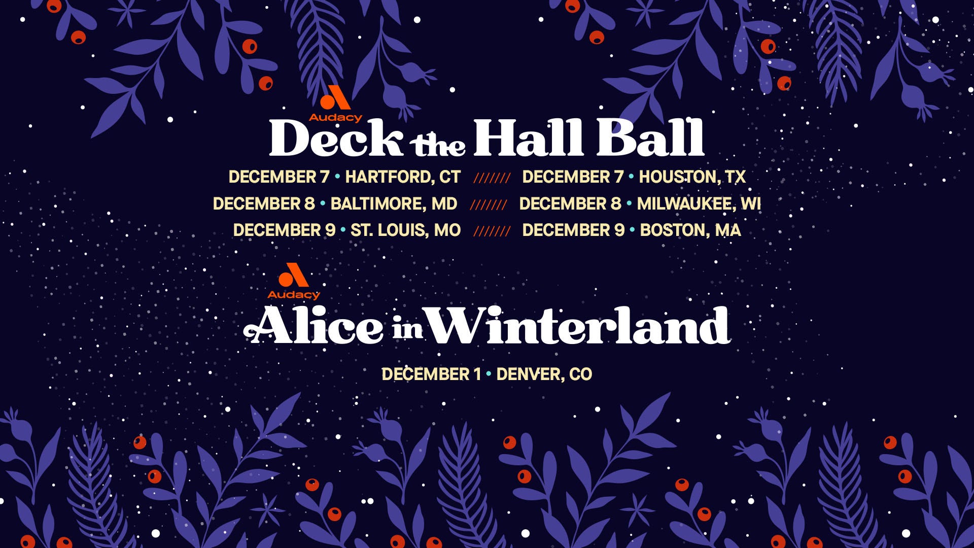 Audacy's 'Deck The Hall Ball' Tour 2023: See the lineup and get your tickets