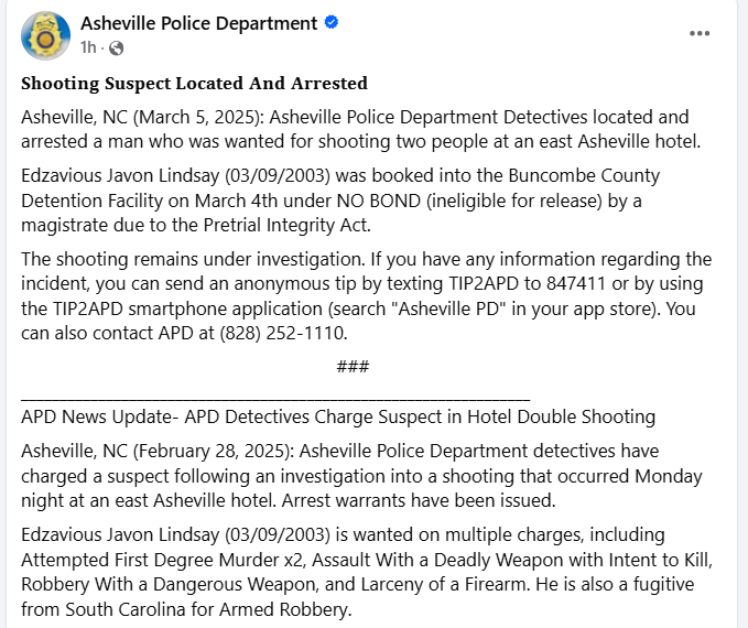 APD Facebook Page