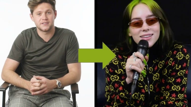 Artist to Artist: Niall Horan Asks Billie Eilish About 'The Office' and Wants a Collab