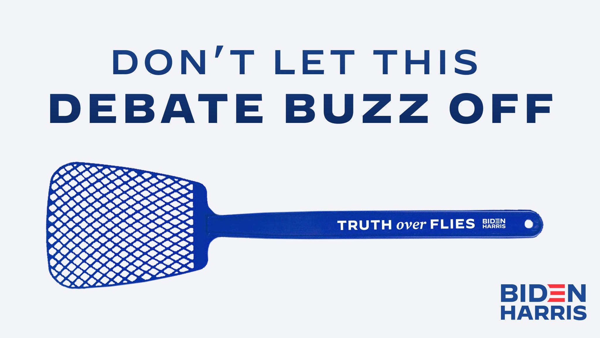 Biden campaign selling $10 fly swatters after fly nests on Pence's head during debate